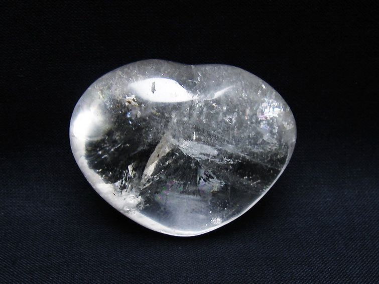 ヒマラヤ水晶ハート 置物 [t387-14460] 1枚目