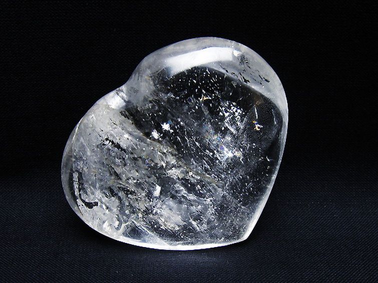 ヒマラヤ水晶ハート 置物 [t387-14497] 2枚目