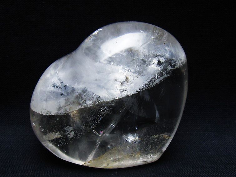 ヒマラヤ水晶 ハート 置物 [t387-14502] 2枚目