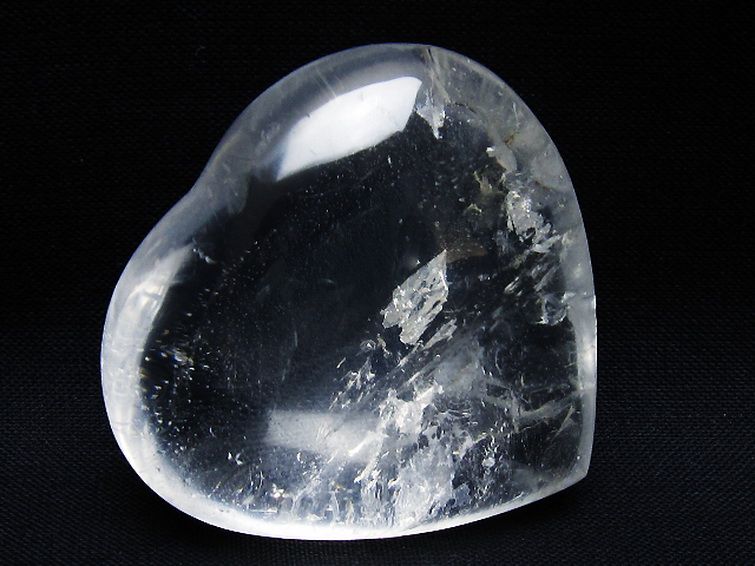 ヒマラヤ水晶ハート 置物 [t387-14505] 2枚目