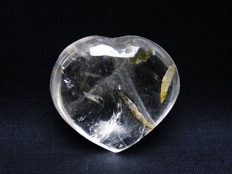 ヒマラヤ水晶ハート 置物 [t387-14515] 1枚目