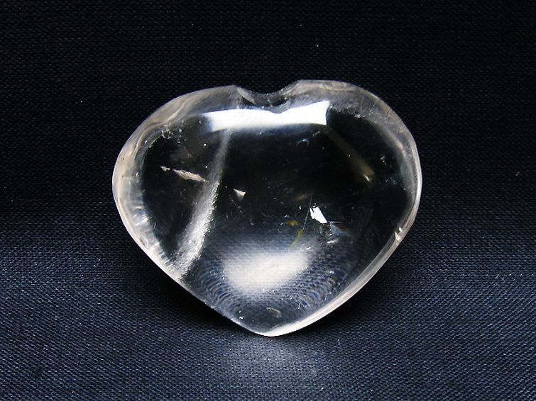 ヒマラヤ水晶ハート 置物 [t387-14548] 1枚目