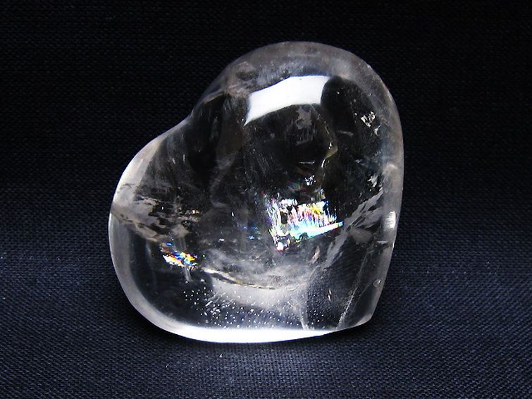 ヒマラヤ水晶ハート 置物 [t387-14552] 2枚目