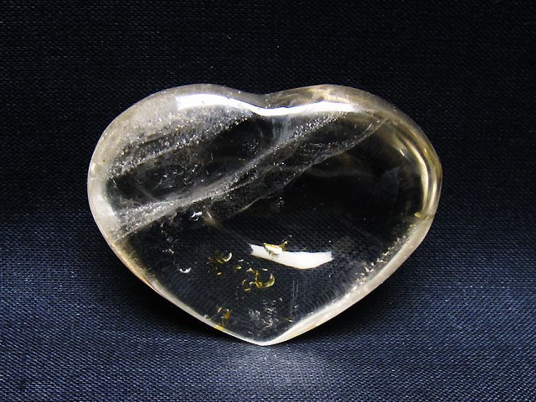 ヒマラヤ水晶ハート 置物 [t387-14571] 1枚目