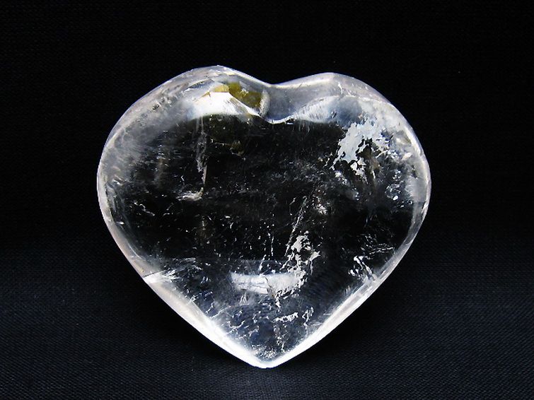 ヒマラヤ水晶ハート 置物 [t387-14576] 1枚目