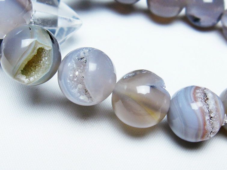 アゲート笑口 ブレスレット 14mm [T39-2935] 3枚目