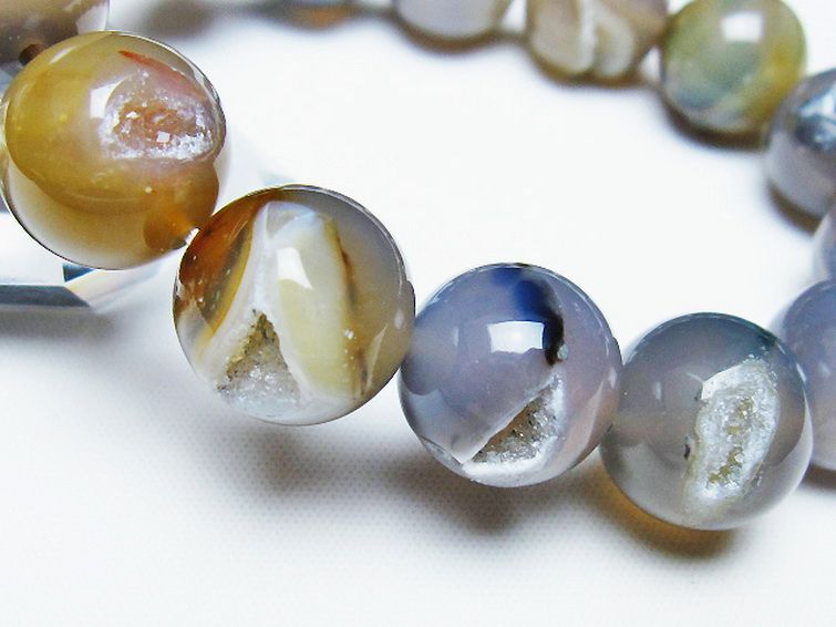 アゲート笑口 ブレスレット 14mm [T39-3094] 3枚目