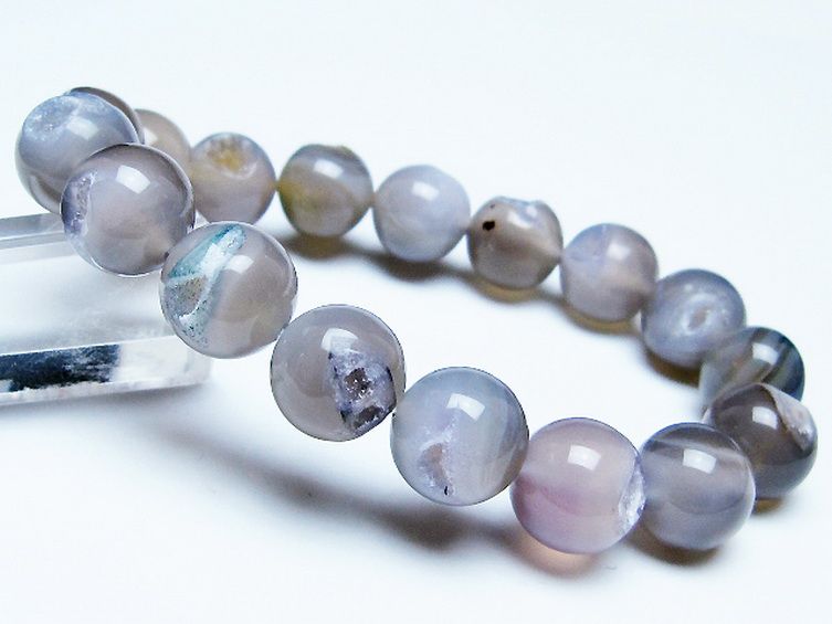 アゲート笑口 ブレスレット 12mm [t39-3128] 1枚目