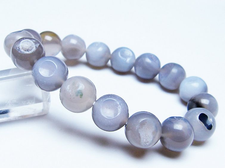 アゲート笑口 ブレスレット 12mm [T39-3133] 1枚目