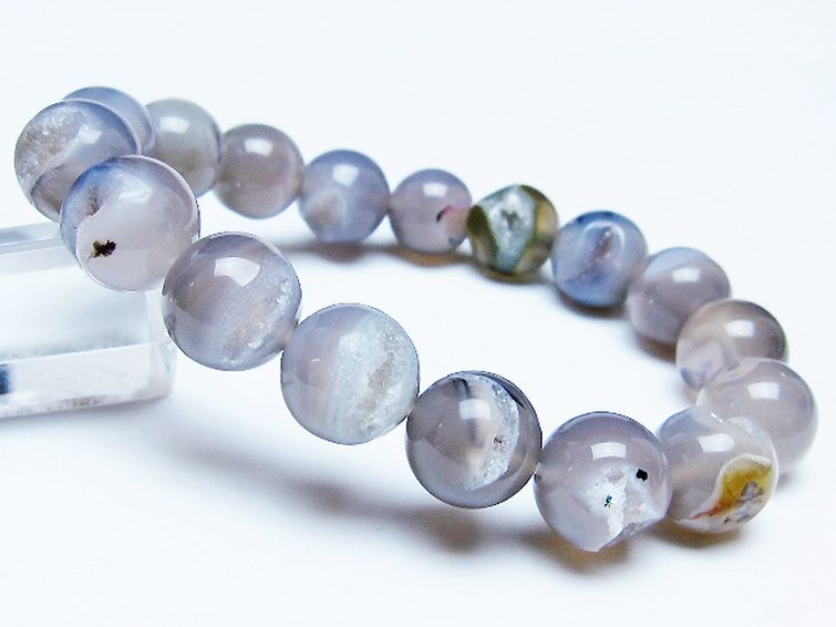 アゲート笑口 ブレスレット 12mm [T39-3190] 1枚目