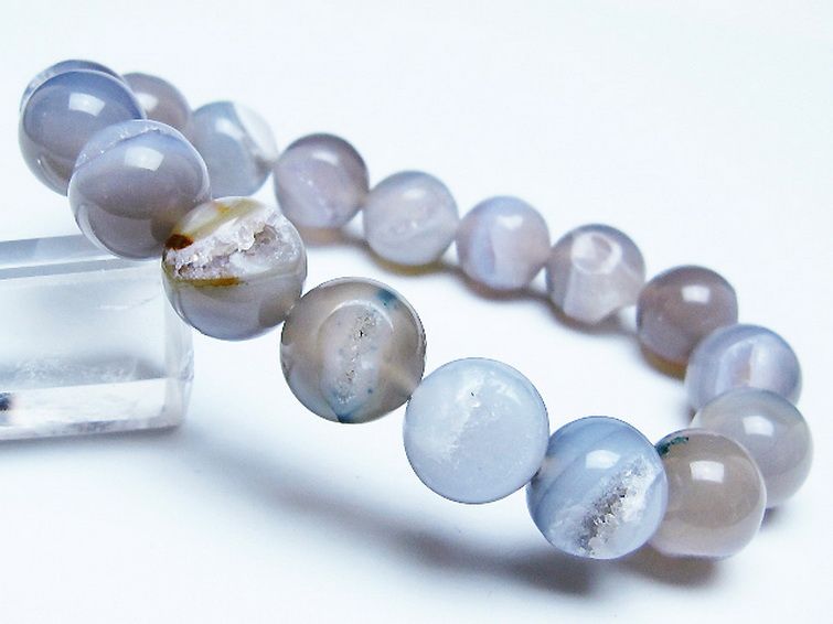 アゲート笑口 ブレスレット 12mm [T39-3194] 1枚目