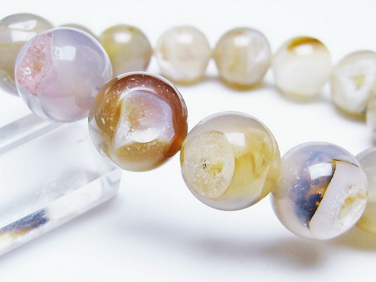 アゲート笑口 ブレスレット 14mm [T39-3212] 3枚目