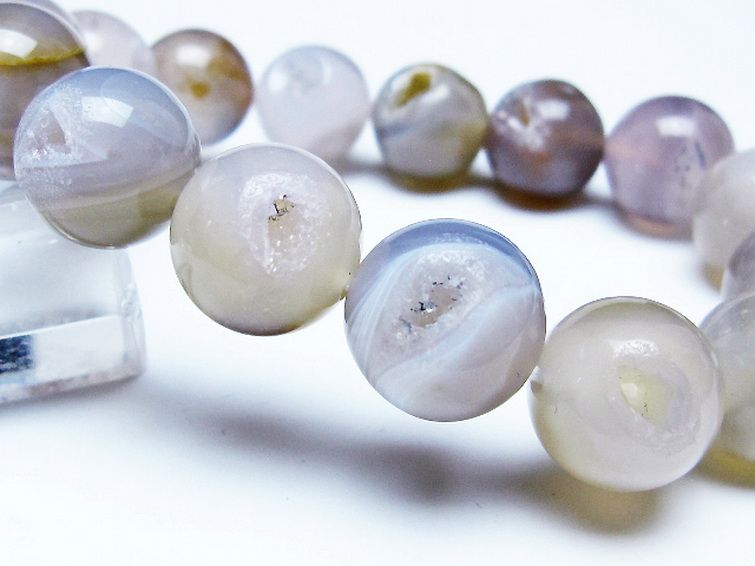 アゲート笑口 ブレスレット 14mm [T39-3219] 3枚目