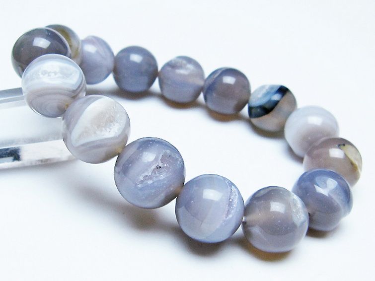 アゲート笑口 ブレスレット 14mm [T39-3234] 1枚目