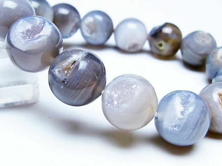 アゲート笑口 ブレスレット 14mm [T39-3235] 3枚目