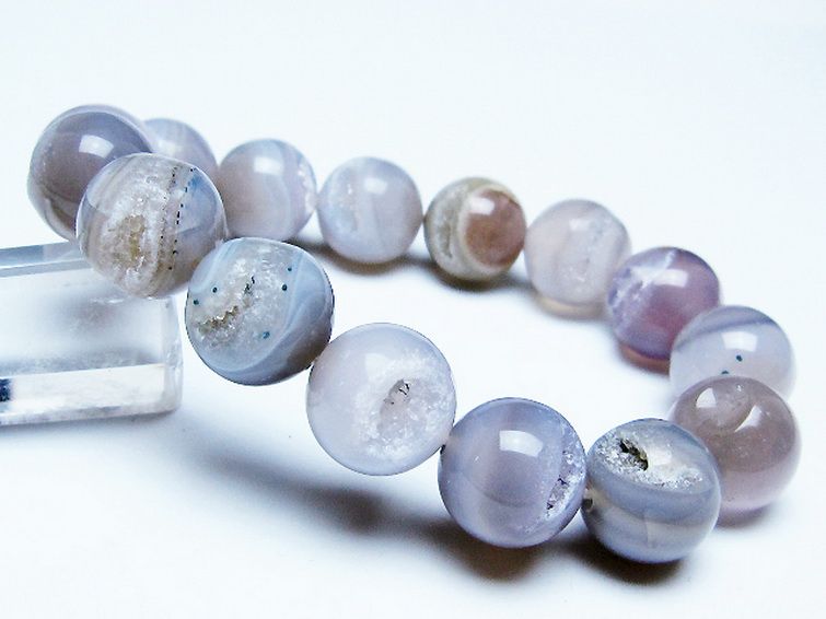 アゲート笑口 ブレスレット 14mm [T39-3247] 1枚目