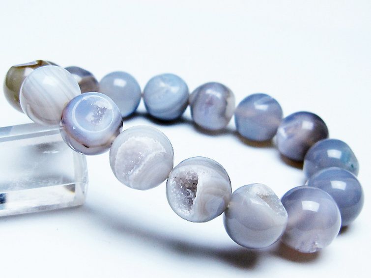 アゲート笑口 ブレスレット 14mm [T39-3248] 1枚目