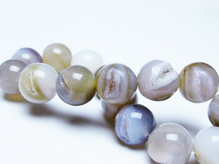 アゲート笑口 ブレスレット 14mm [T39-3251] 2枚目