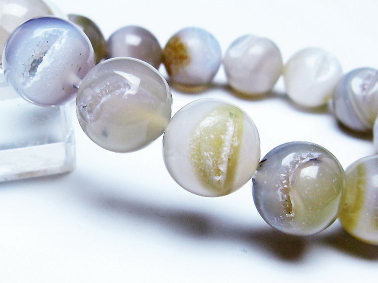 アゲート笑口 ブレスレット 14mm [T39-3251] 3枚目