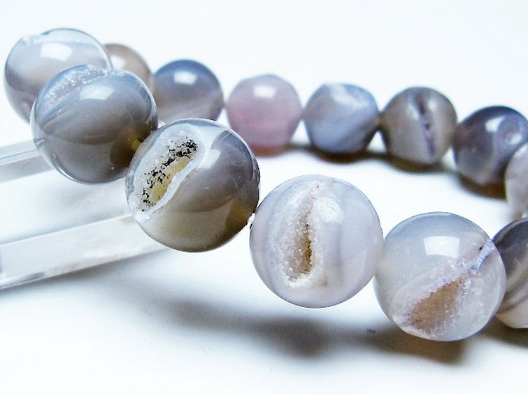 アゲート笑口 ブレスレット 14mm [T39-3252] 3枚目