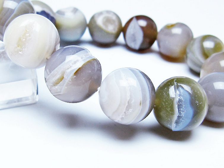 アゲート笑口 ブレスレット 16mm [T39-3263] 3枚目