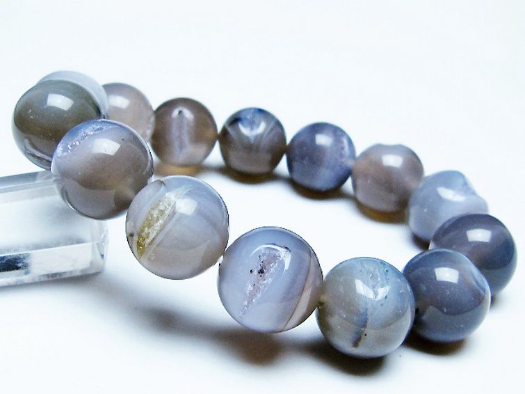 アゲート笑口 ブレスレット 16mm [T39-3265] 1枚目