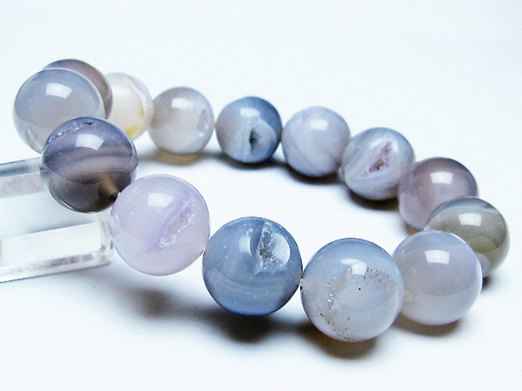 アゲート笑口 ブレスレット 16mm [T39-3270] 1枚目