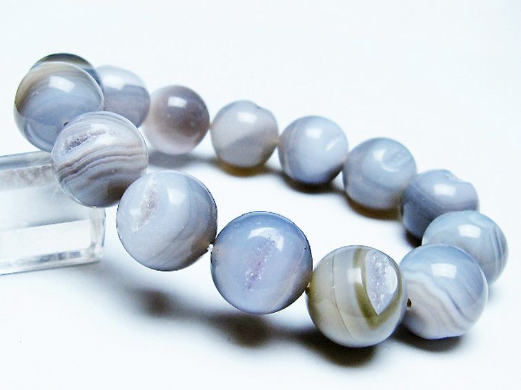 アゲート笑口 ブレスレット 16mm [T39-3273] 1枚目