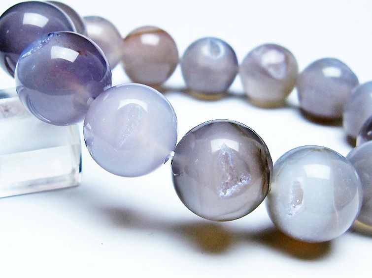 アゲート笑口 ブレスレット 16mm [T39-3277] 3枚目