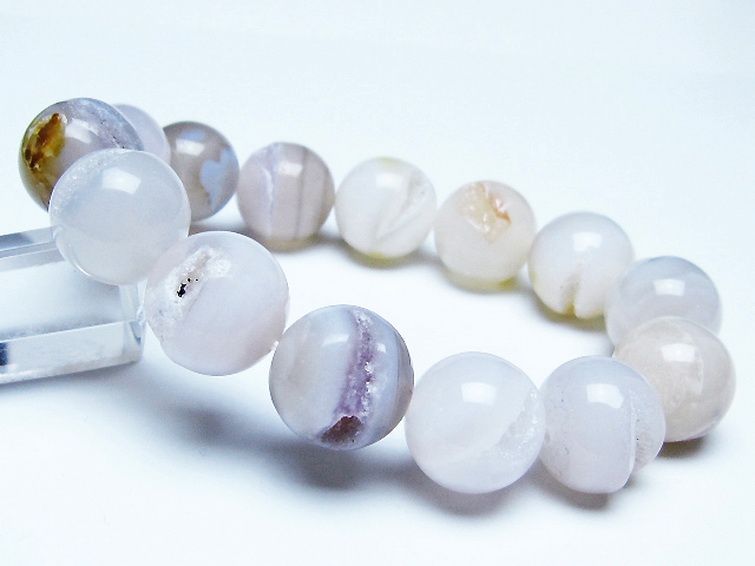 アゲート笑口 ブレスレット 16mm [T39-3283] 1枚目