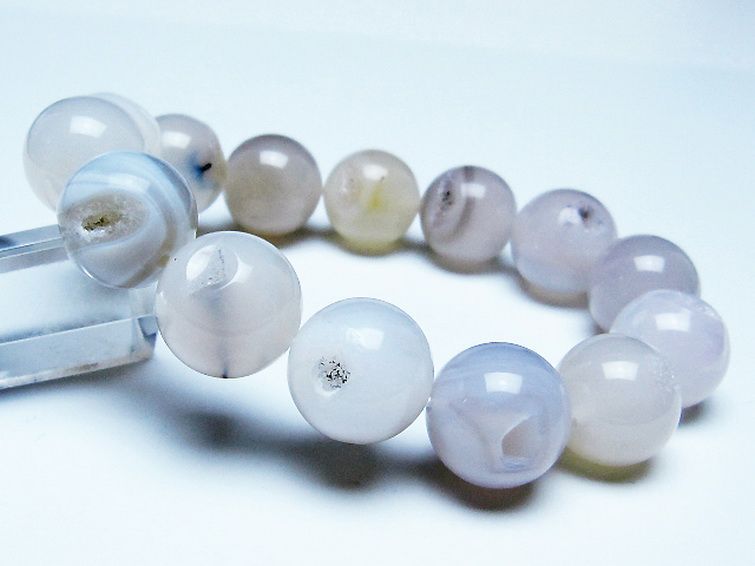 アゲート笑口 ブレスレット 16mm [T39-3286] 1枚目