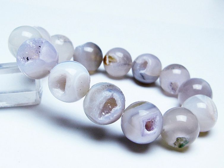 アゲート笑口 ブレスレット 16mm [T39-3299] 1枚目