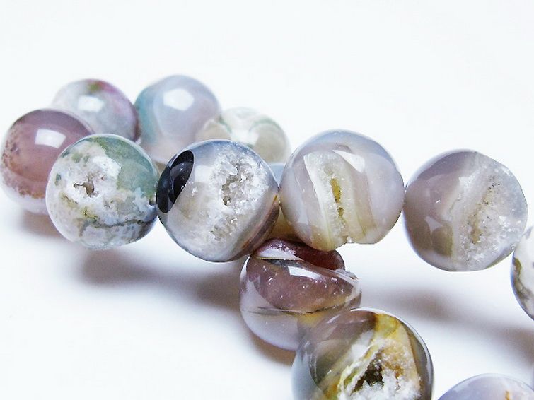 アゲート笑口 ブレスレット 16mm [T39-3301] 2枚目