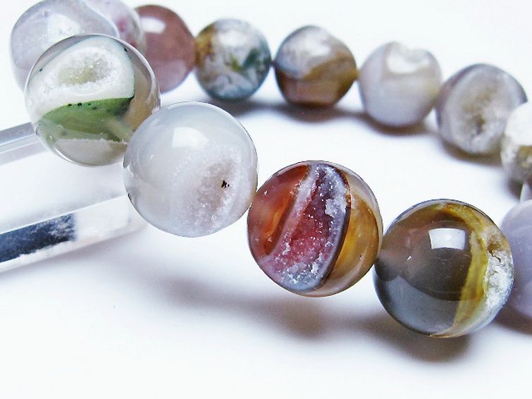 アゲート笑口 ブレスレット 16mm [T39-3301] 3枚目