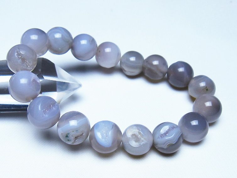 アゲート笑口 ブレスレット 12mm [t39-3333] 1枚目