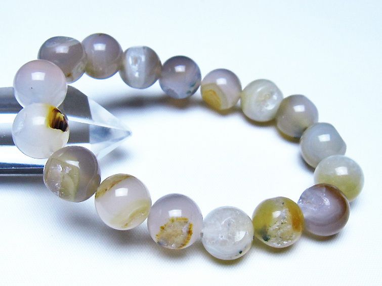 アゲート笑口 ブレスレット 12mm [t39-3340] 1枚目