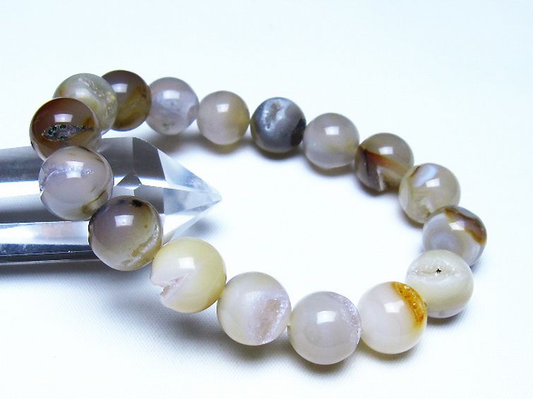 アゲート笑口 ブレスレット 12mm [t39-3389] 1枚目