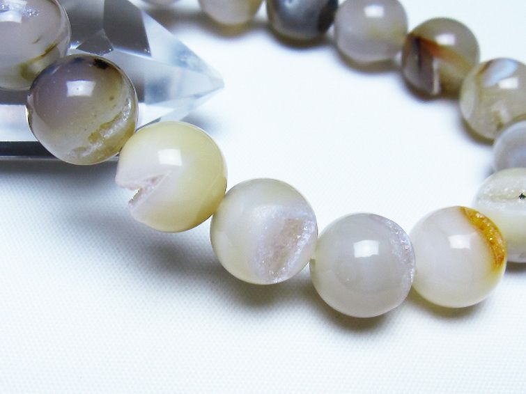 アゲート笑口 ブレスレット 12mm [t39-3389] 3枚目