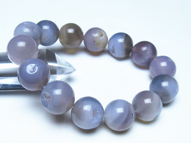 アゲート笑口 ブレスレット 16mm [t39-3433] 1枚目