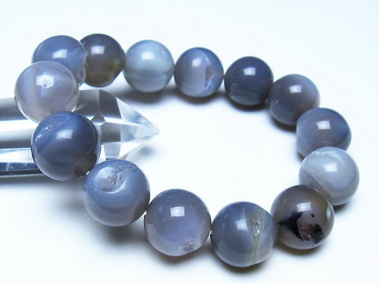 アゲート笑口 ブレスレット 16mm [t39-3438] 1枚目