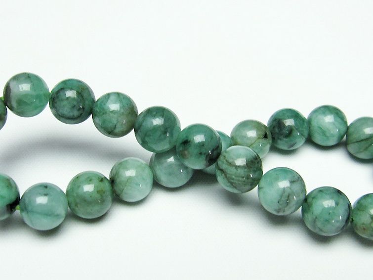 エメラルド ブレスレット 8mm [T398-7786] 2枚目