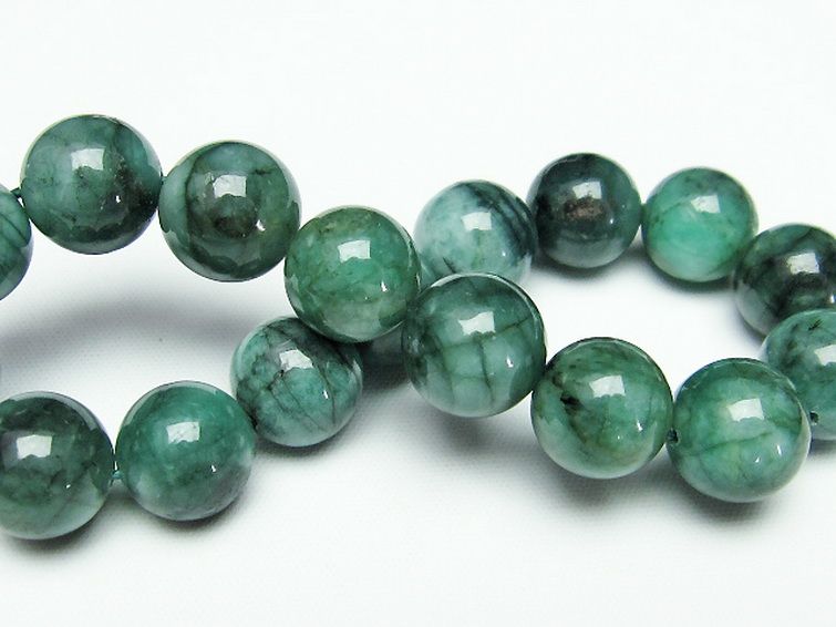 エメラルド ブレスレット 12mm [T398-7793] 2枚目