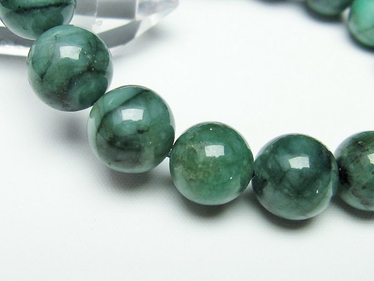 エメラルド ブレスレット 12mm [T398-7793] 3枚目