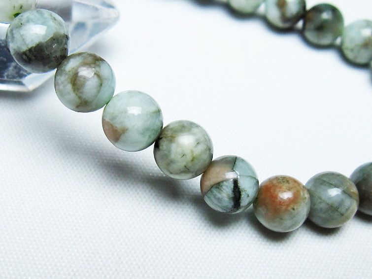 エメラルド ブレスレット 8mm [T398-9483] 3枚目