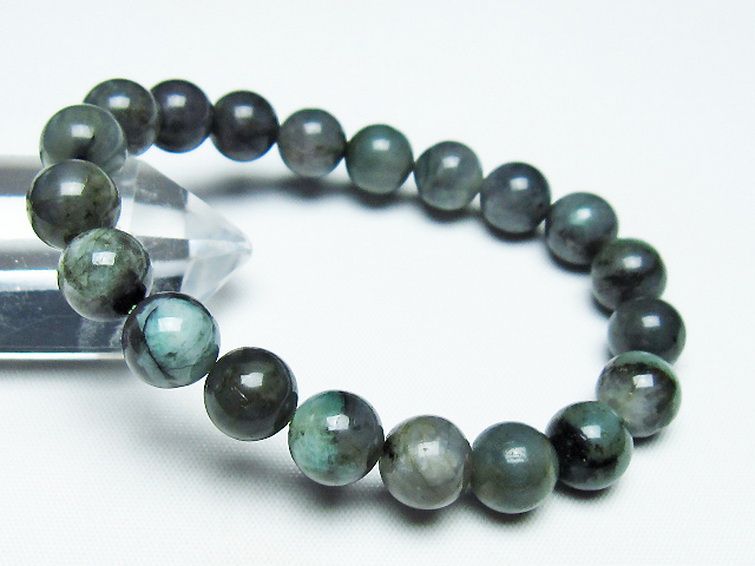 エメラルド ブレスレット 10mm [T398-9531] 1枚目