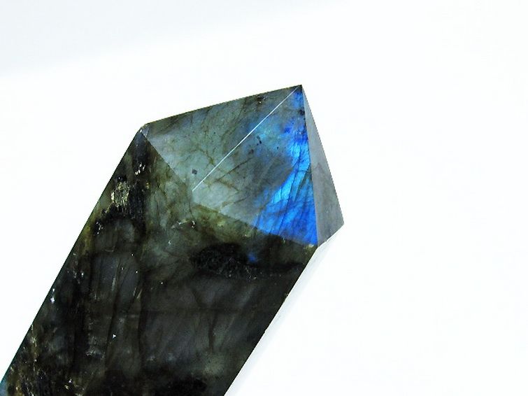 ☆特選一石☆魂のルーツ♡563g【宇宙とつながる石☆ラブラドライト六角