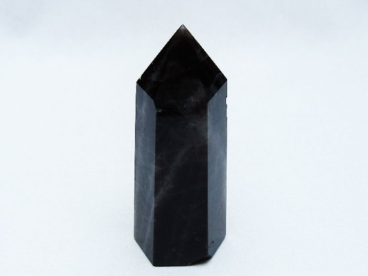 モリオン 純天然 黒水晶 六角柱 [t401-4573] 1枚目