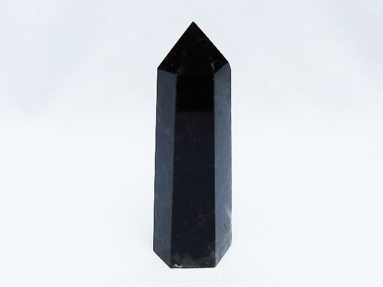 モリオン 純天然 黒水晶 六角柱 [t401-4605] 1枚目