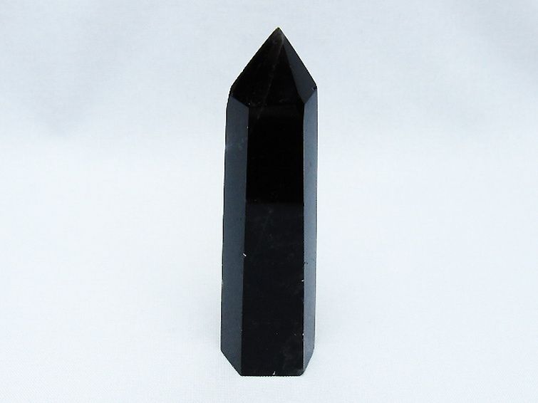 モリオン 純天然 黒水晶 六角柱 [t401-4634] 1枚目