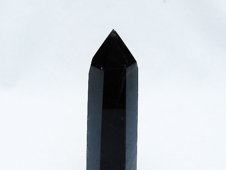 モリオン 純天然 黒水晶 六角柱 [t401-4634] 3枚目